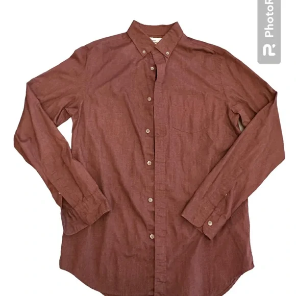 Old Navy Men's Maroon Shirt - Picture 1 of 2